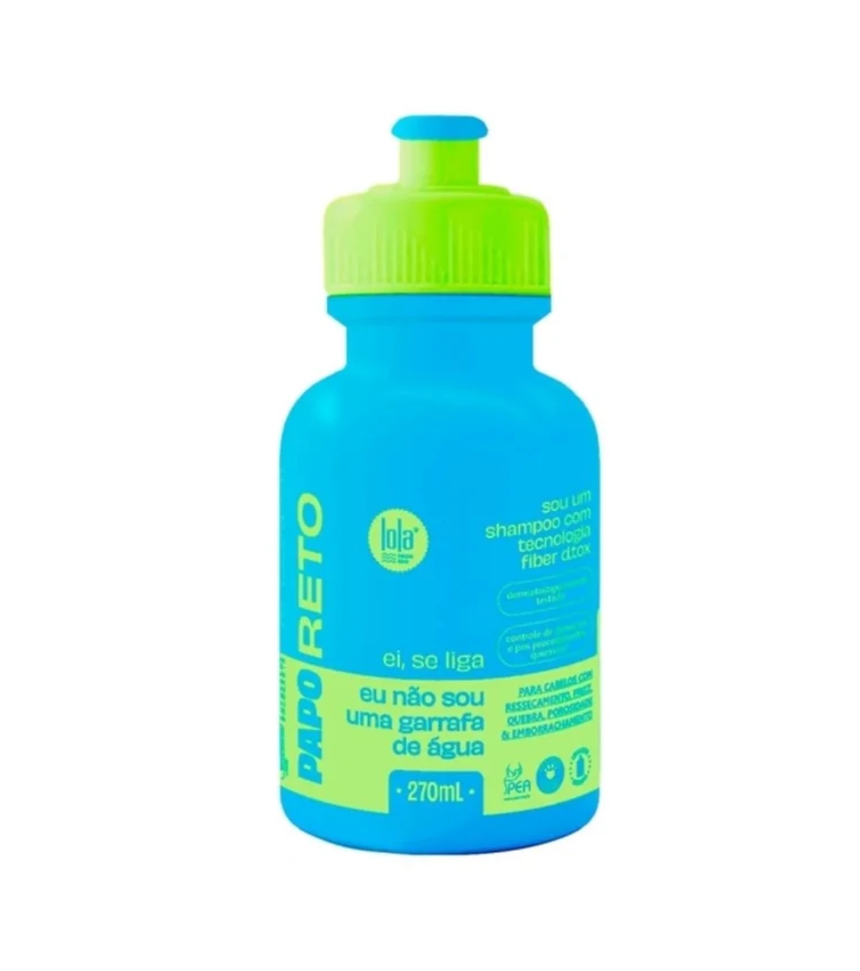 Lola Cosmetics - *Papo Reto* - Shampoo eliminador de toxinas - Cabelos quebradiços