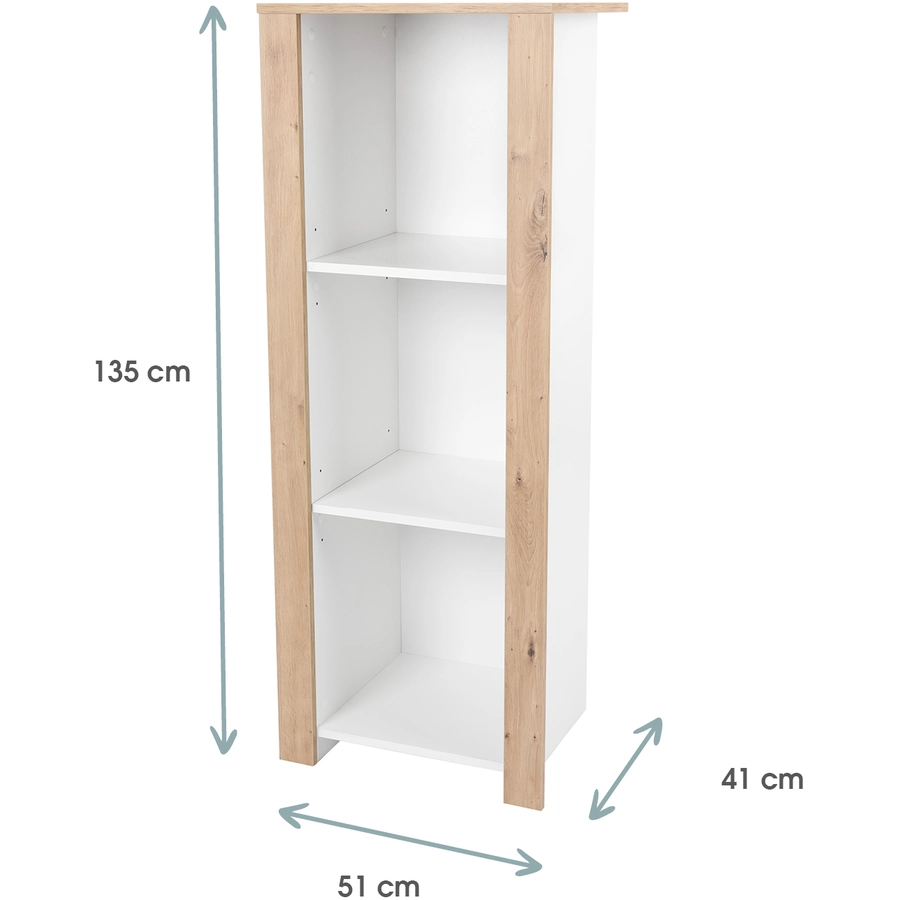 kindsgard Standregal hemme weißEiche