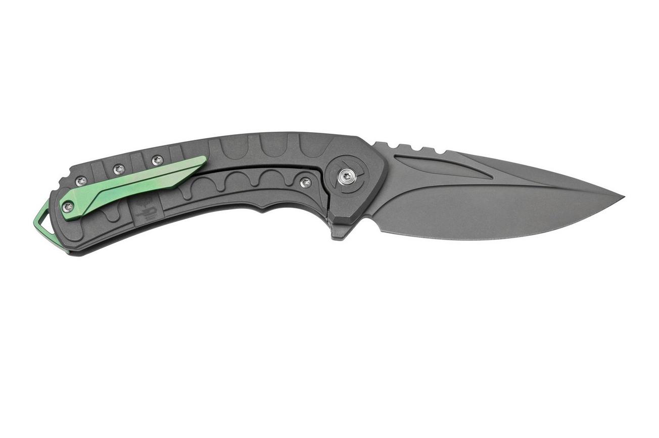 Bestech Buwaya BT2203B Grey/Green Titanium, zakmes