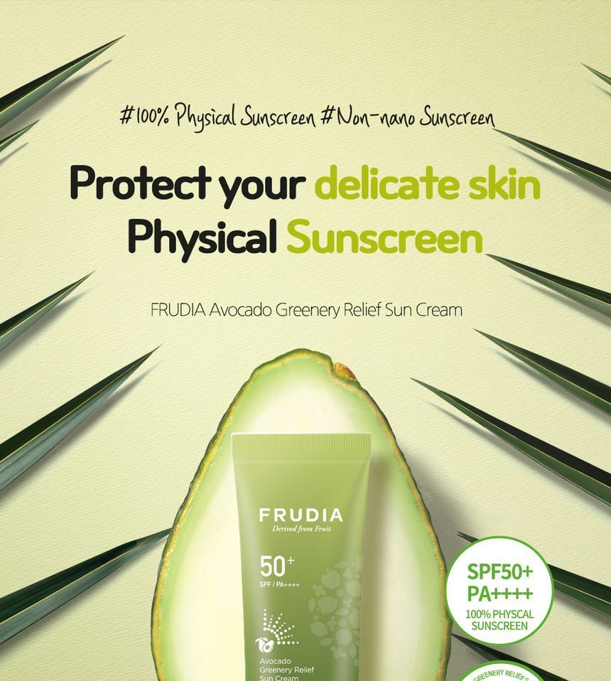 FRUDIA - Avocado Greenery Relief Zonnecrème