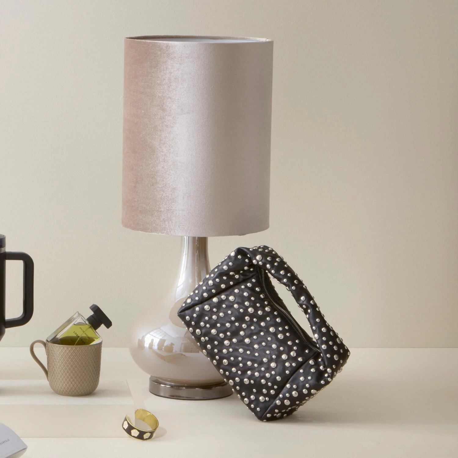 DAY ET  Mirrorball Baguette taske - sort