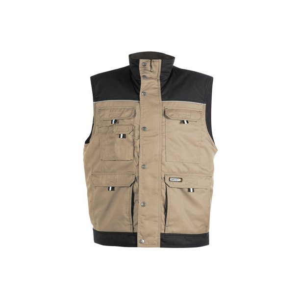 350051 Dassy ® Hulst tofarvet kropsvarmer Kahki