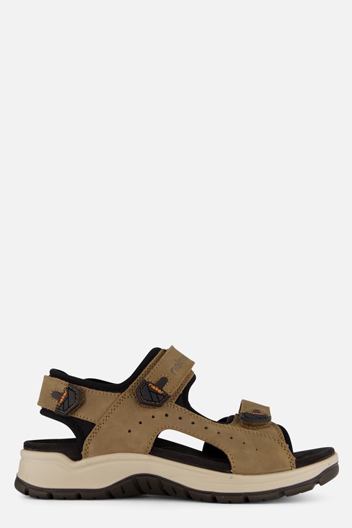 Rieker Sarajevo Sandalen taupe Leer