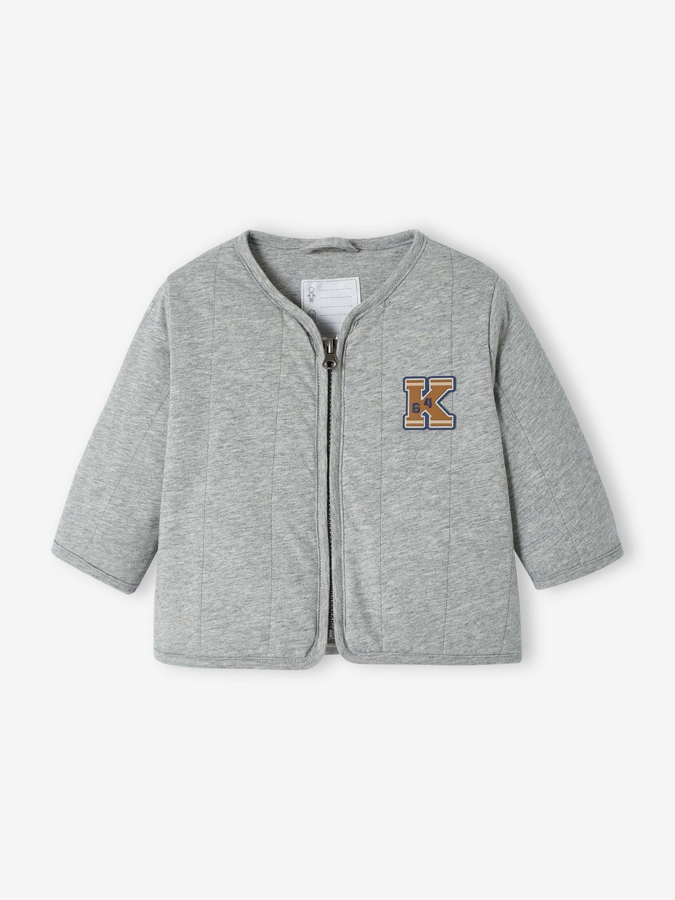 Parka 3 em 1 com jaqueta de lã removível para bebê, azul ardósia
