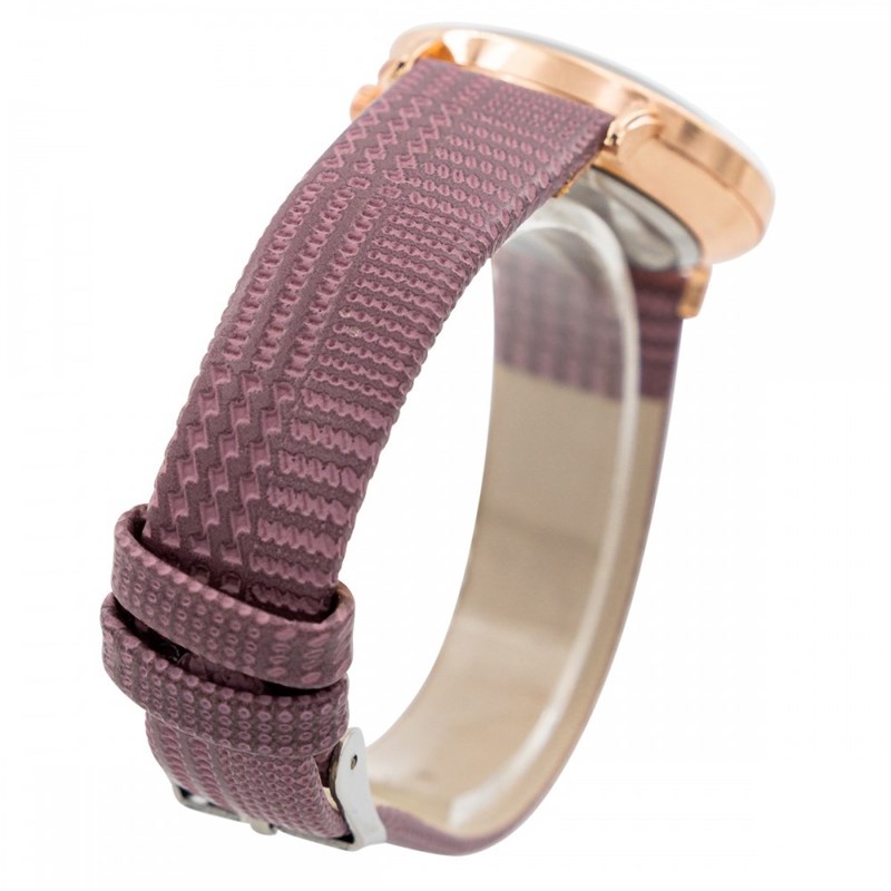 Montre Femme CHTIME bracelet Cuir Violet