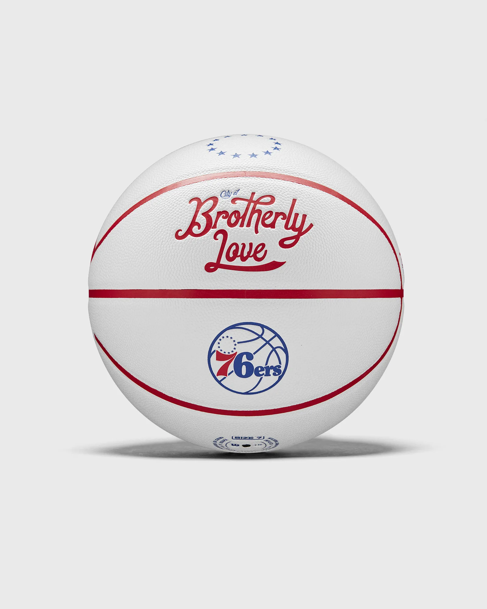 WILSON NBA TEAM CITY COLLECTOR BASKETBALL PHILADELPHIA 76ERS SIZE 7
