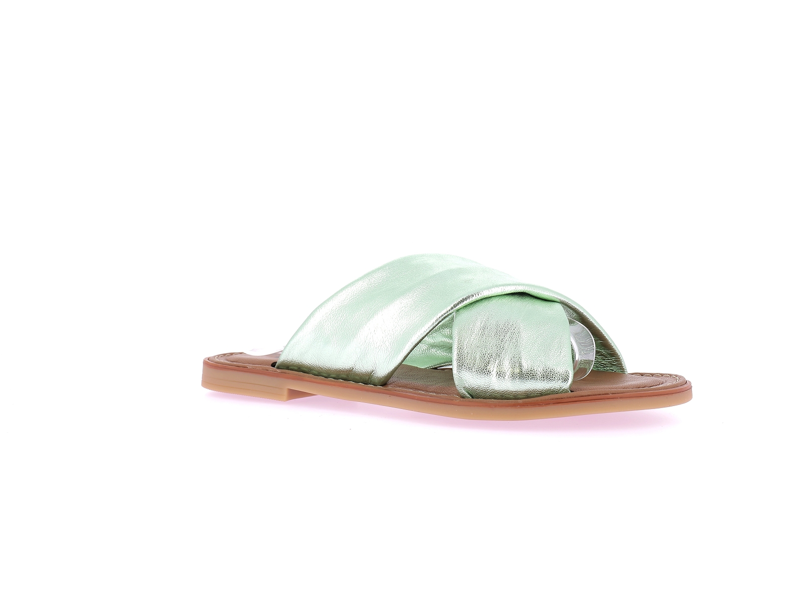 Chaussures du chateau-77516 Cuir Menthe