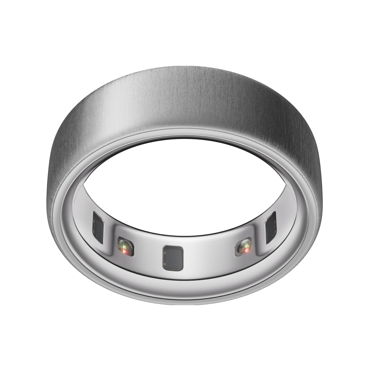 Oura-ring smarttring 4 størrelse 5 (Brushed Silver)
