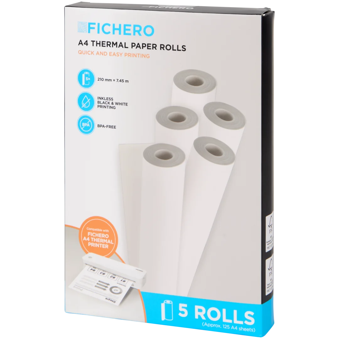 Papier d'impression thermique Fichero