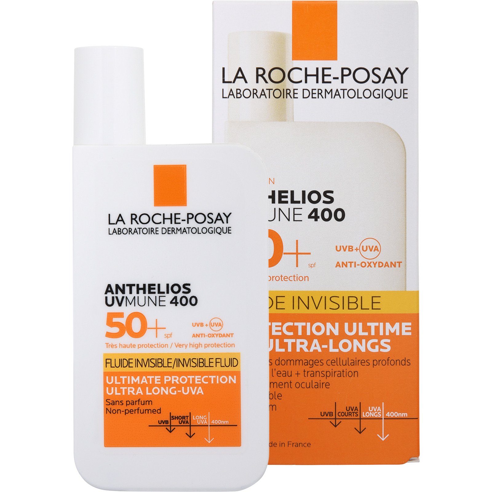 La Roche-Posay Sonnenfluid Anthelios UV Mune 400 Invisible SPF 50+ 50 ml