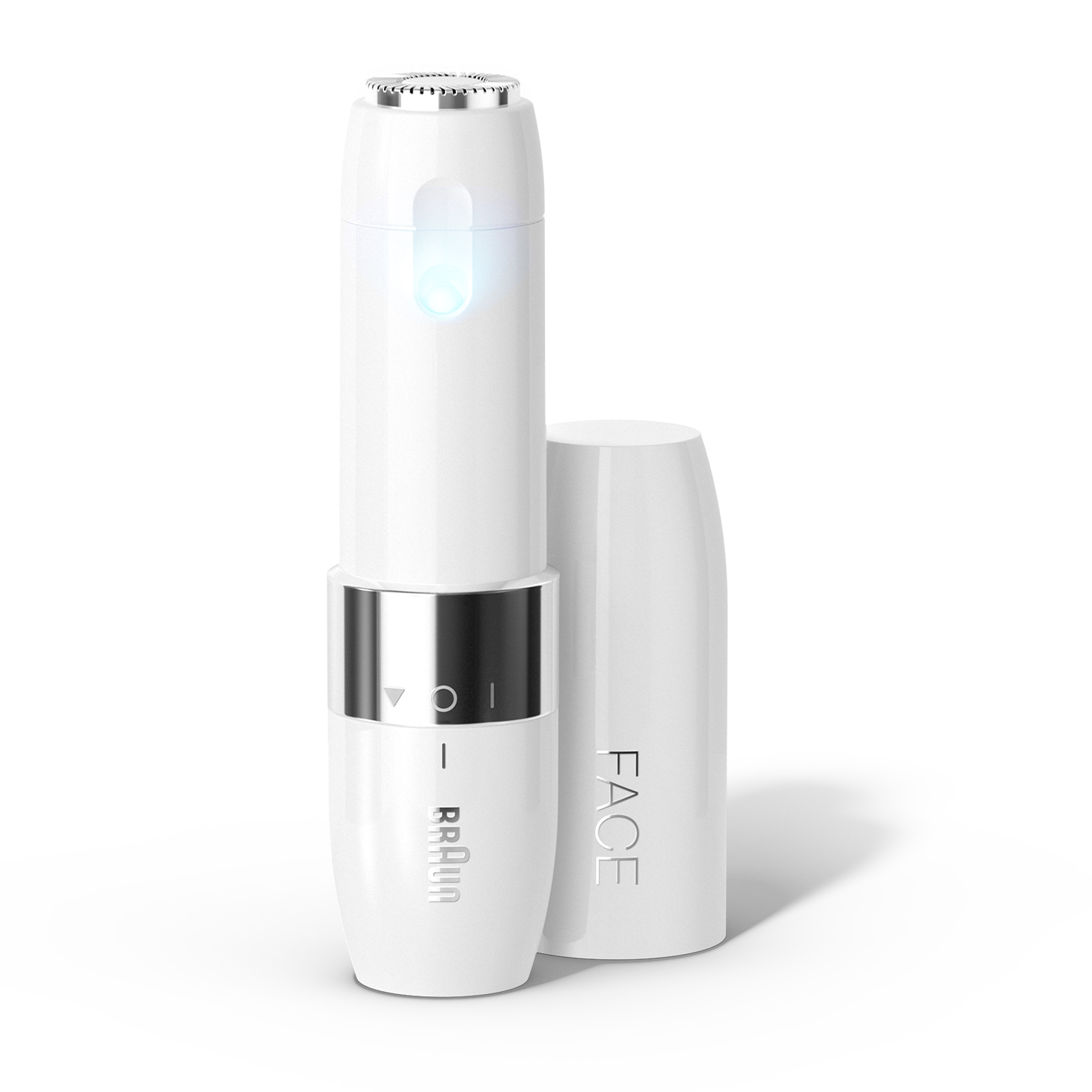 Face Mini Hair Remover FS1000 met Smartlight, wit