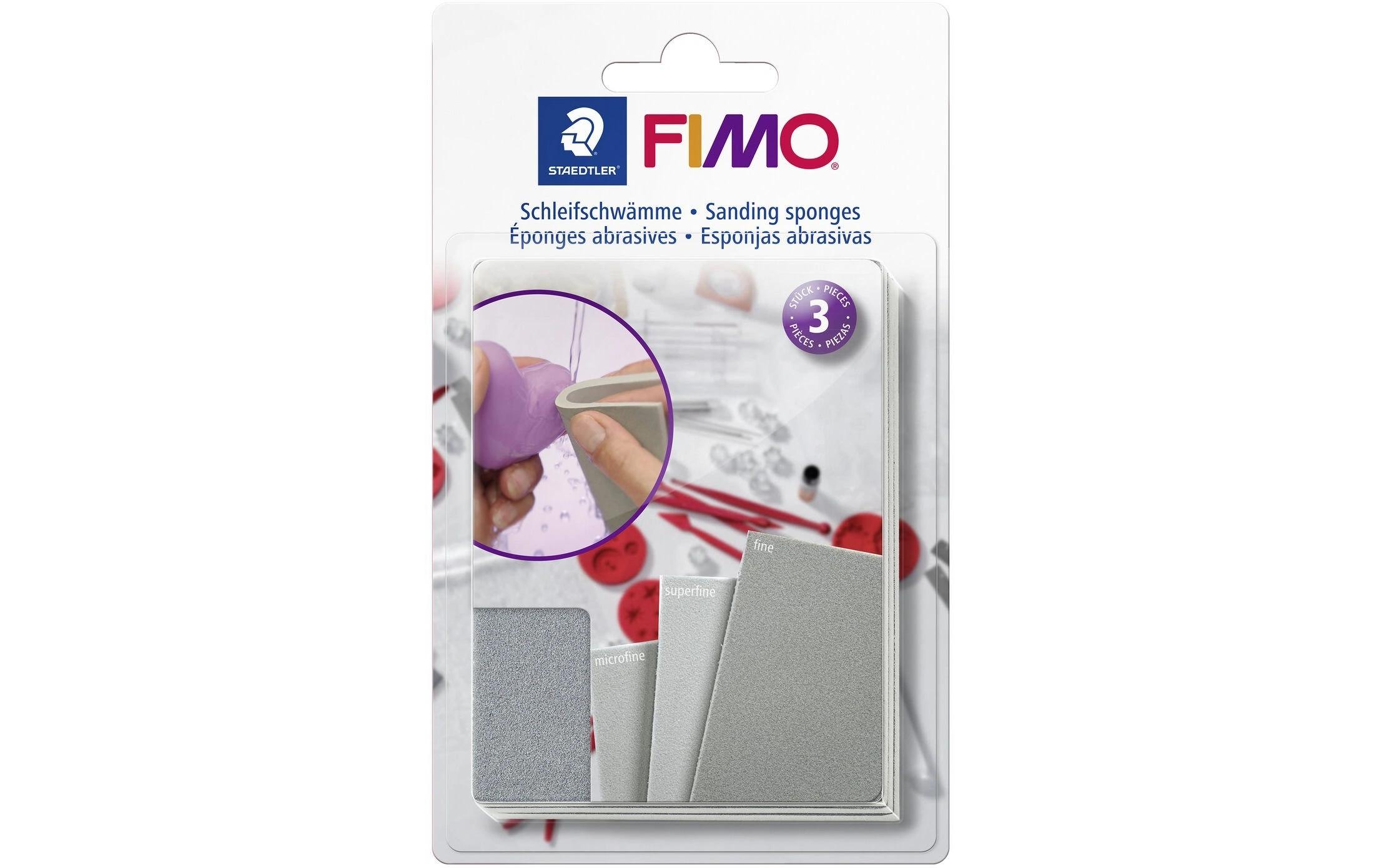Modellierwerkzeug Schleifschwamm 3 StückHilfsmittel für das Arbeiten mit Fimo