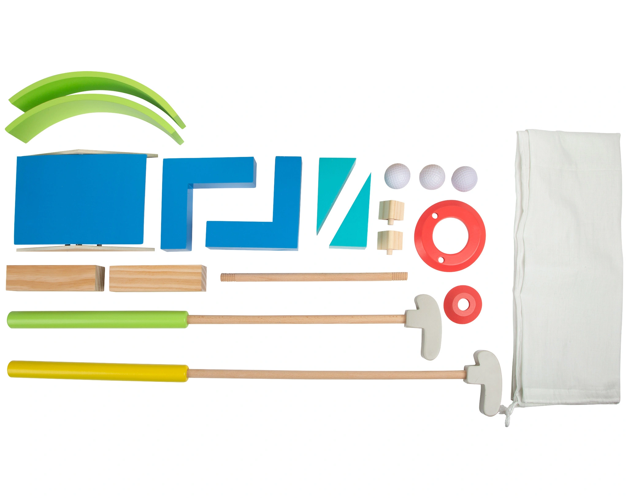 Minigolf-Set ACTIVE 17-teilig
