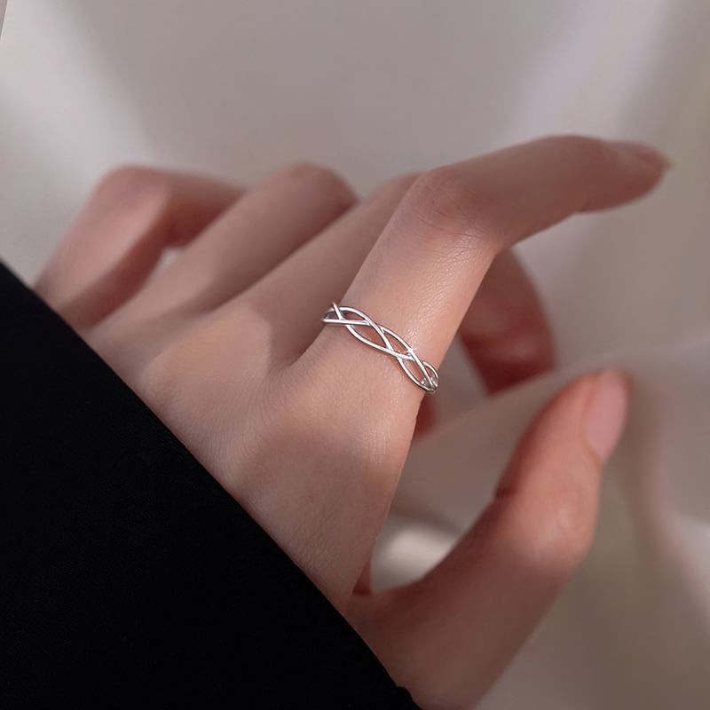 pexrl sieraden - Open ring met uitsparing