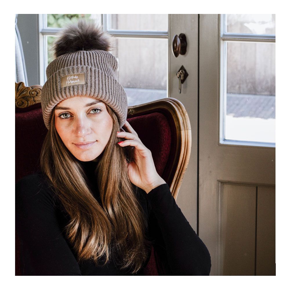Kentucky POMPON - Bonnet beige