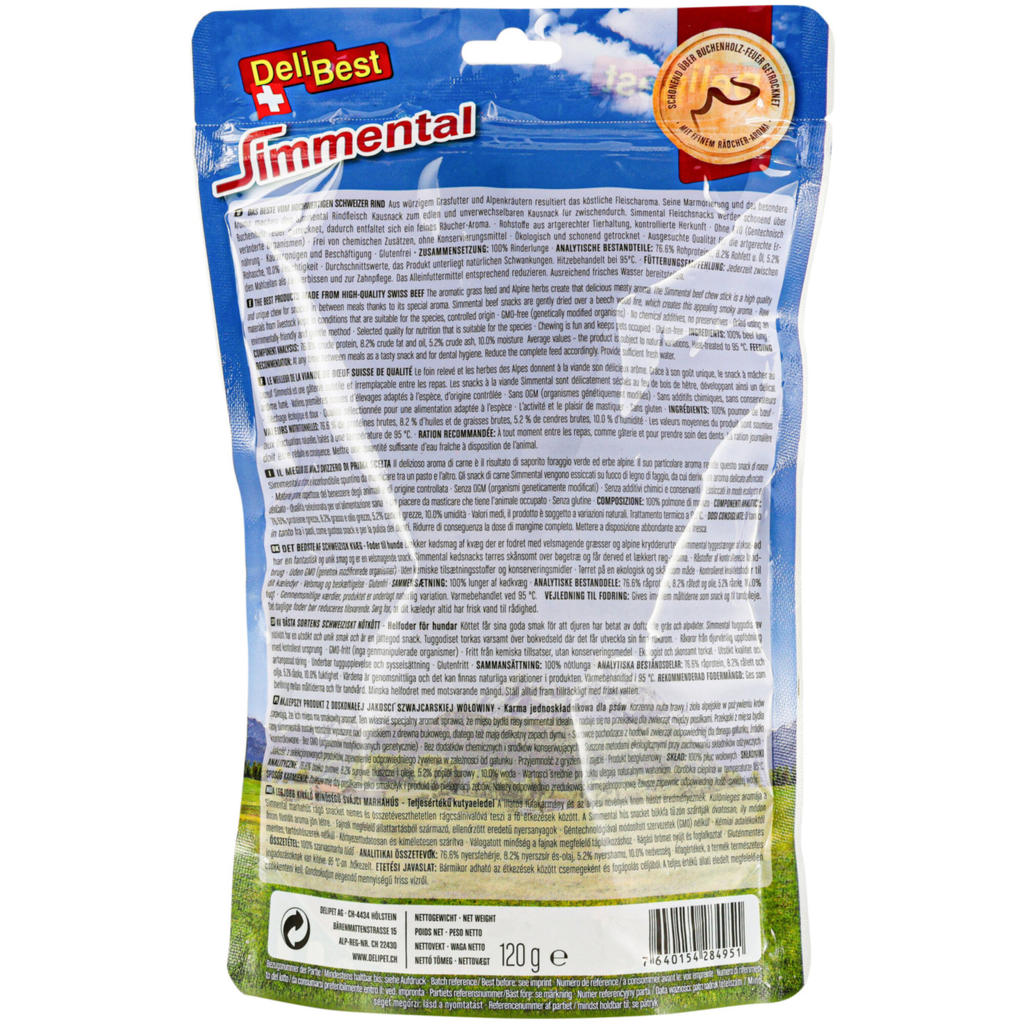 Delibest Simmental Rinder Lungen 120 g