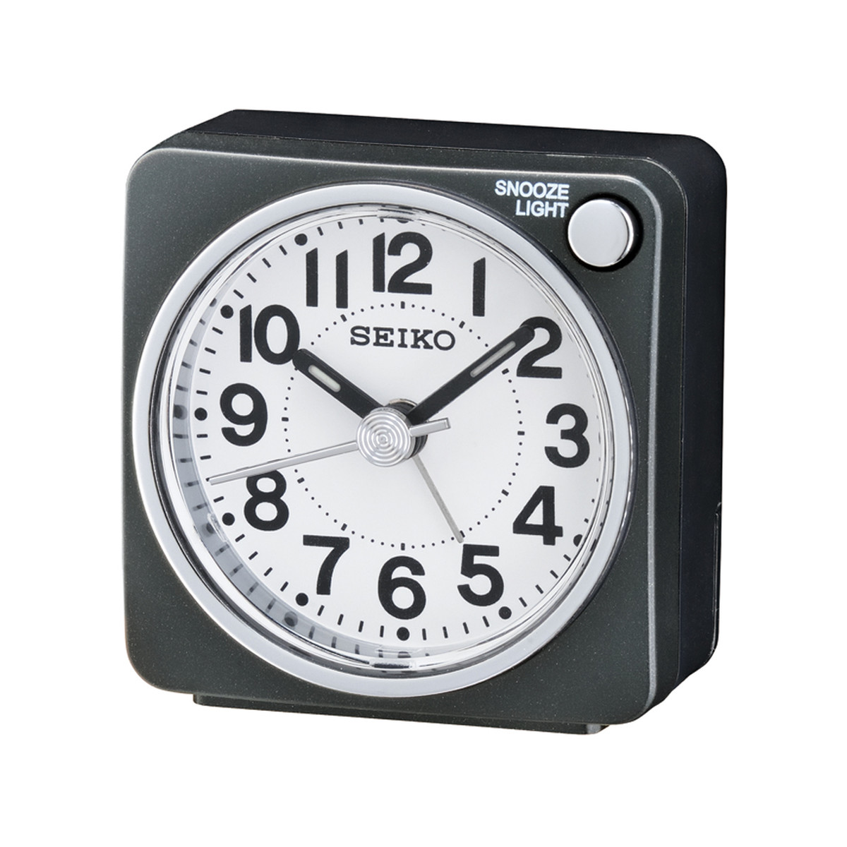 Reveil de poche Seiko classique plastique noir