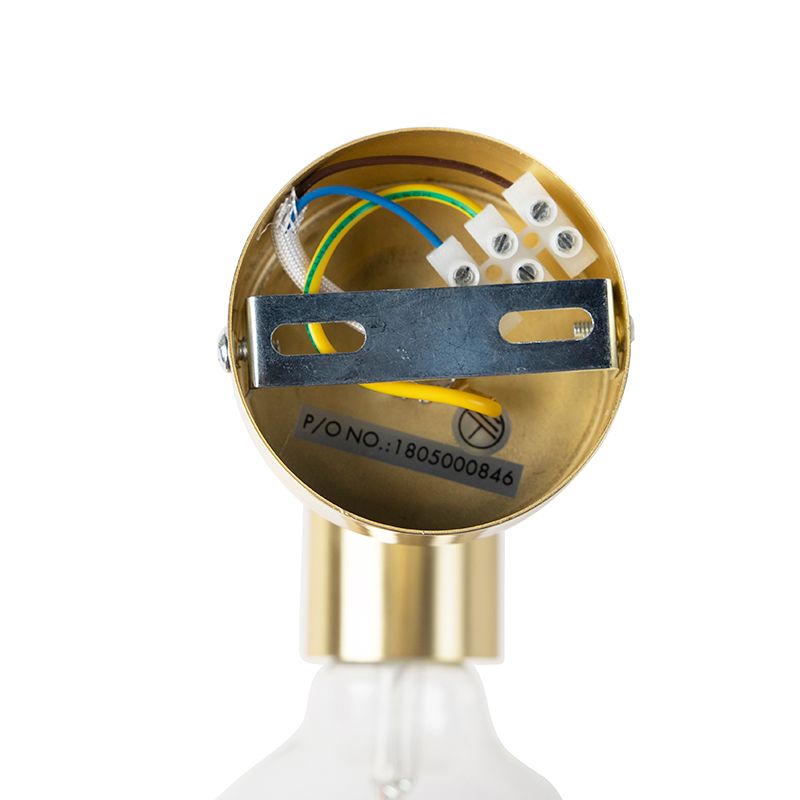 Art deco wandlamp goud kantelbaar - Facil