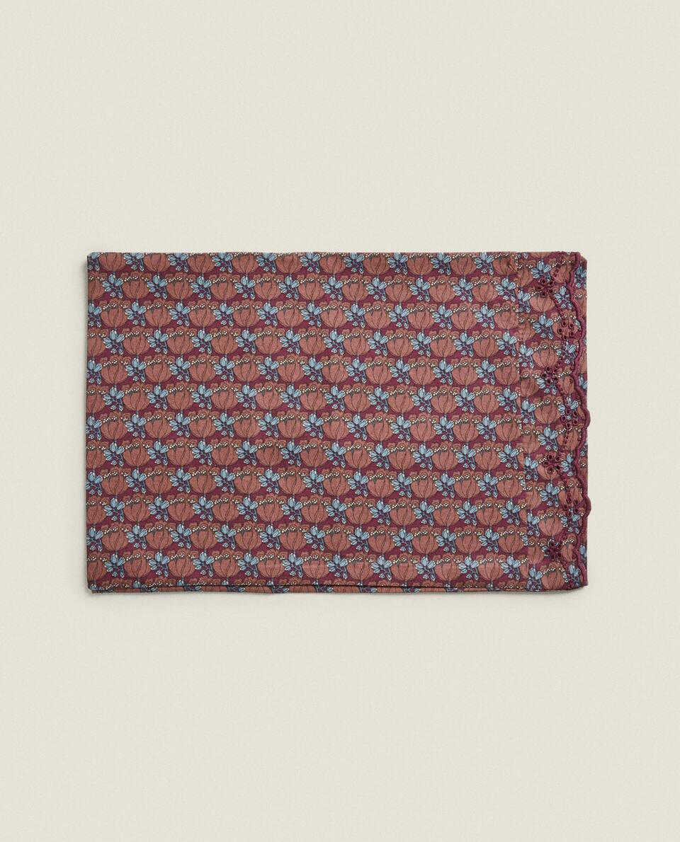 Conjunto de mini berço infantil feito com tecido Liberty (conjunto de 2)