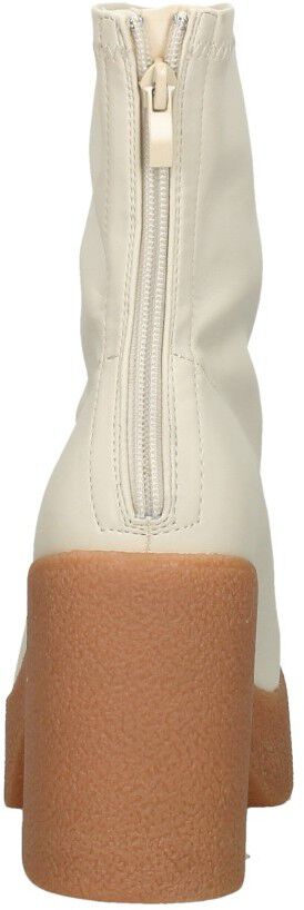 Posh By Poelman Enkellaarsjes Hak beige