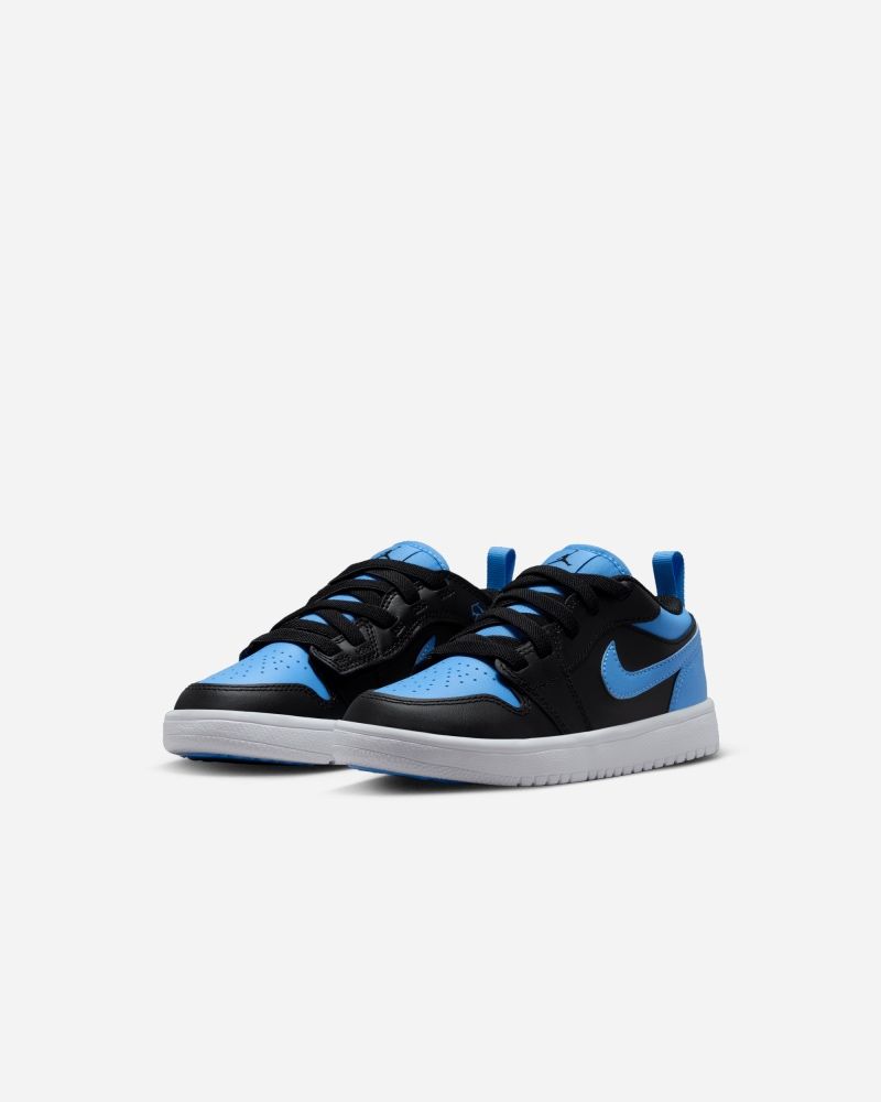 Chaussures Nike Air Jordan 1 Low Noir & Bleu pour enfant
