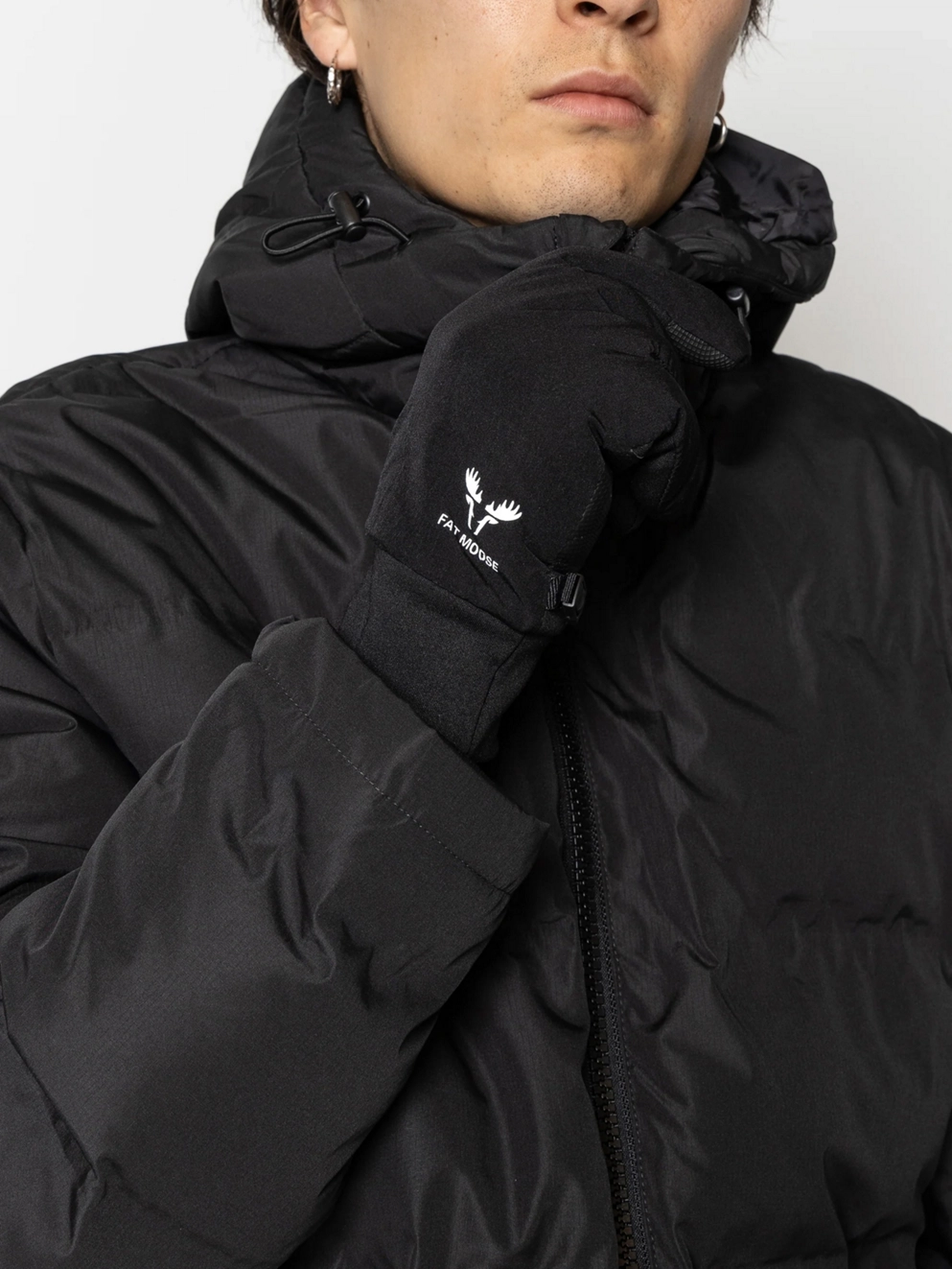 Fat Moose Dylan Tech Liner Gloves black