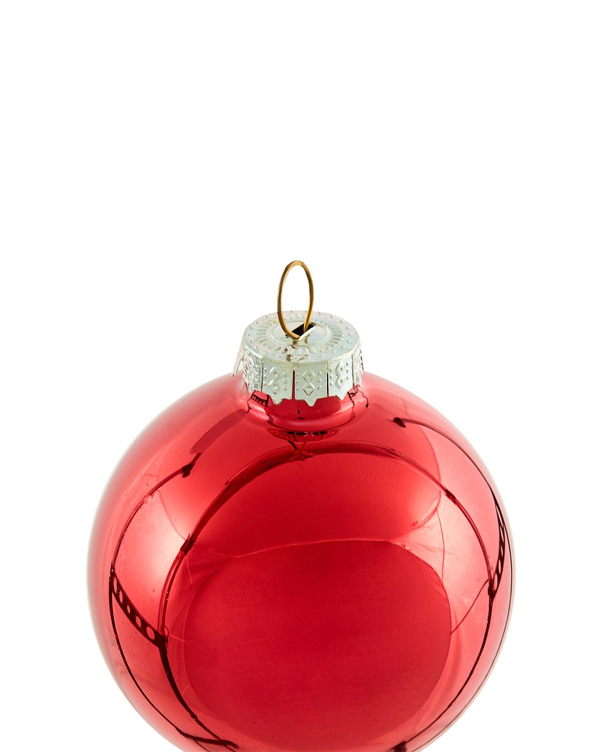 Set van 70 kerstballen TWINKLE Glas Rood/groen