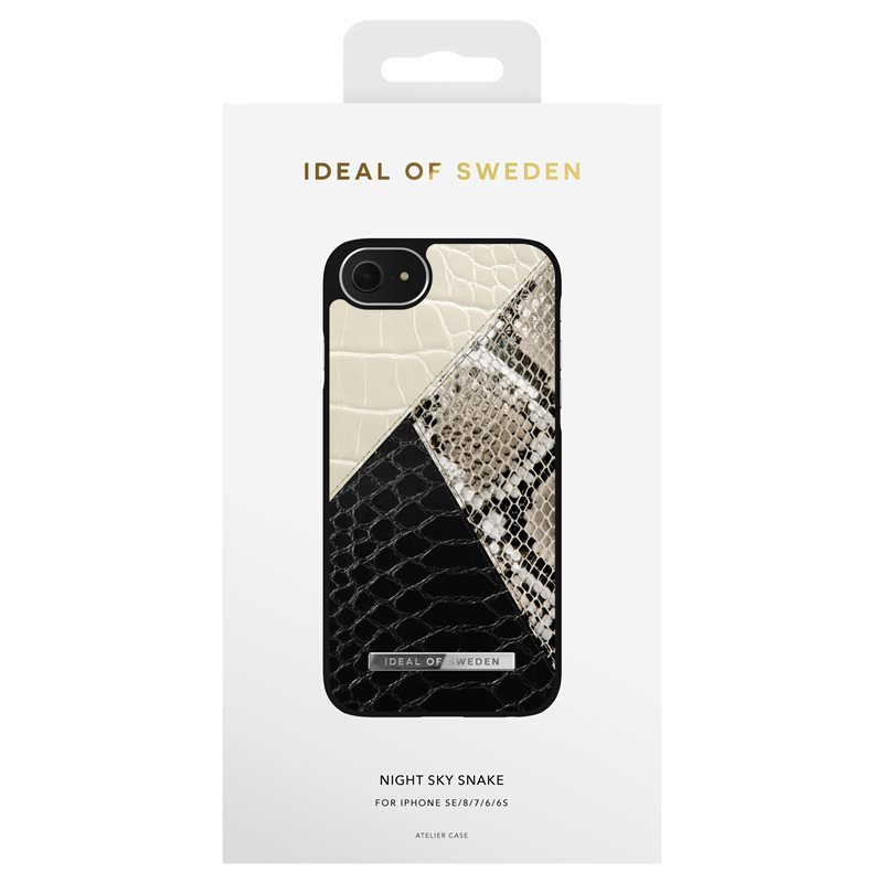 iPhone SE (2022/2020) / 8 / 7 / 6S Hardcase Hülle Atelier Case (IDACSS21-I7-271) - Night Sky Snake
