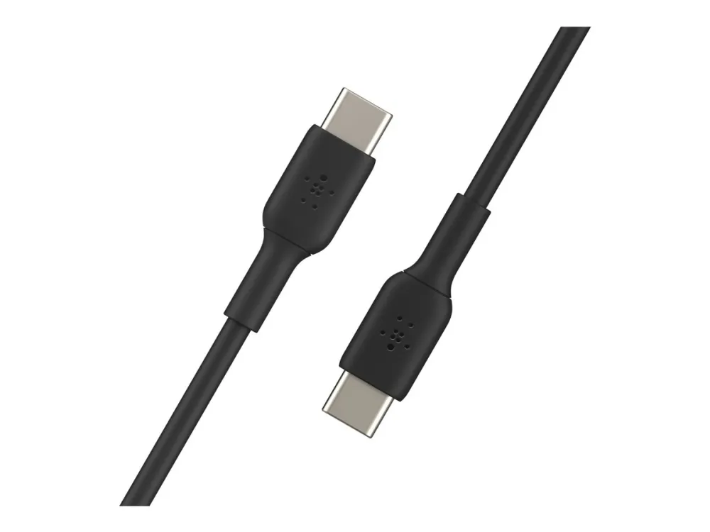 Belkin BoostCharge - USB-kabel - 24 pin USB-C (han) til 24 pin USB-C (han) - 2 m - sort