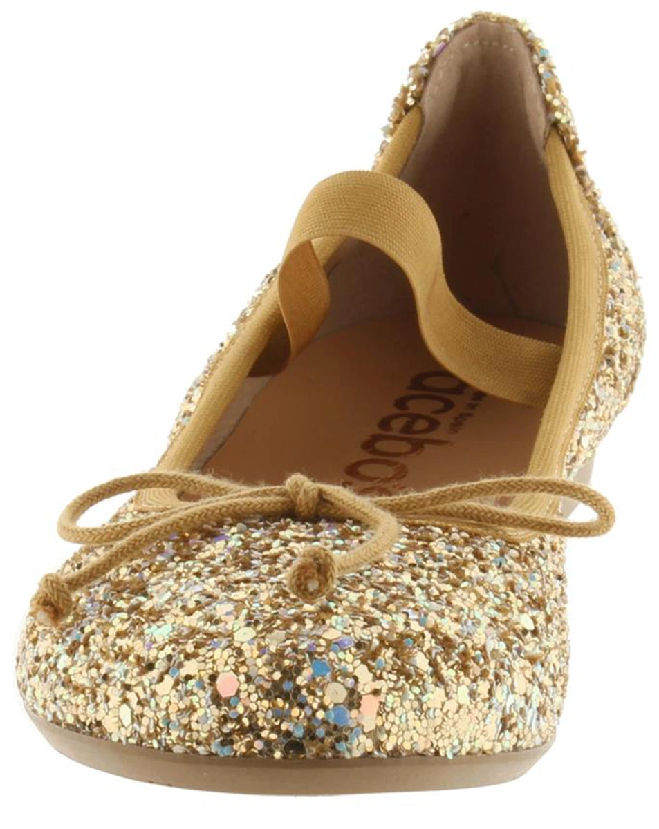 Ballerinas BRILLIANTINA in gold