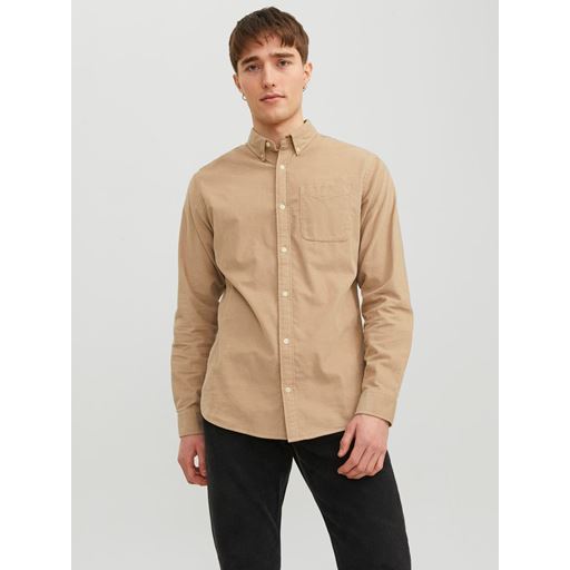 Jack&Jones Classic Fløjlsskjorte, Crockery, L