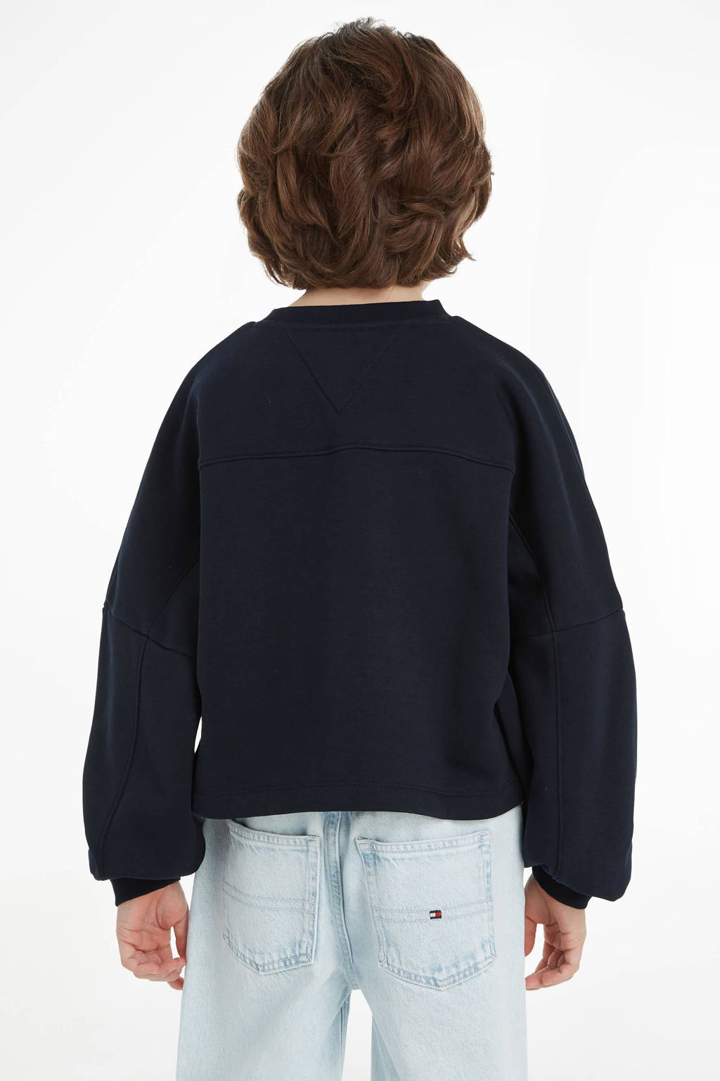 Tommy Hilfiger sweater VARSITY met logo donkerblauw