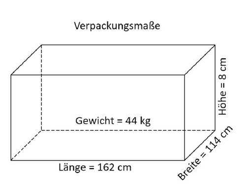 DuraMax opbergbox inclusief 2 sleutels, 154,2 x 96 x 130,5 cm, antraciet