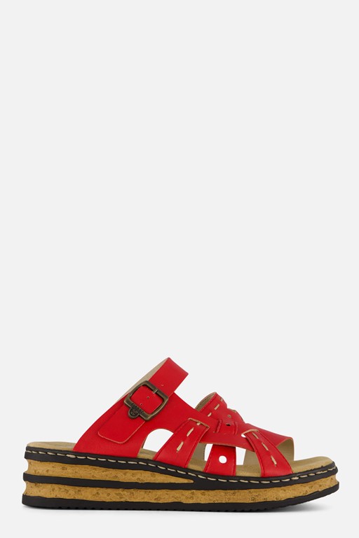 Rieker Sandalen rood Synthetisch