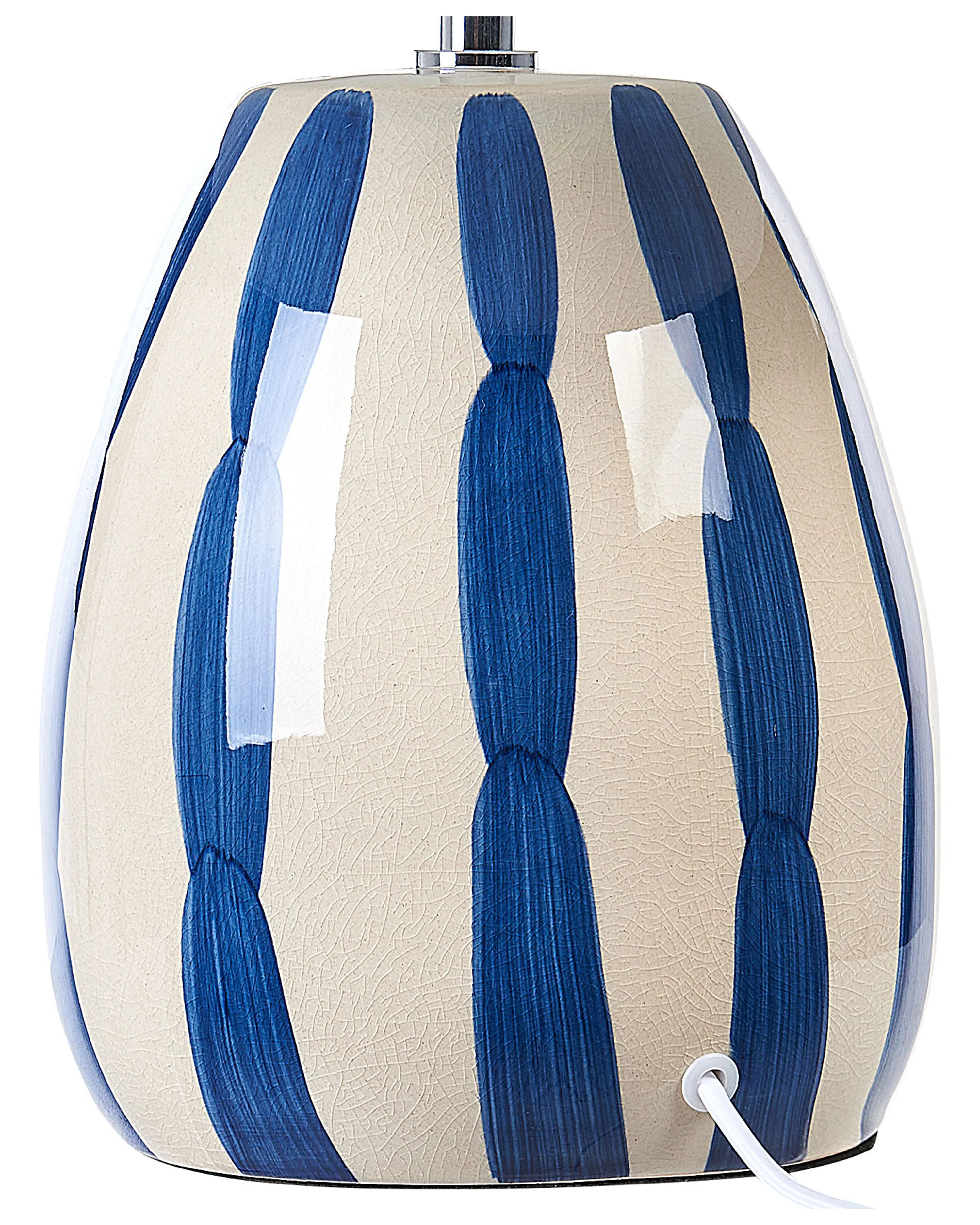 Tafellamp LUCHETTI Keramiek Wit/blauw