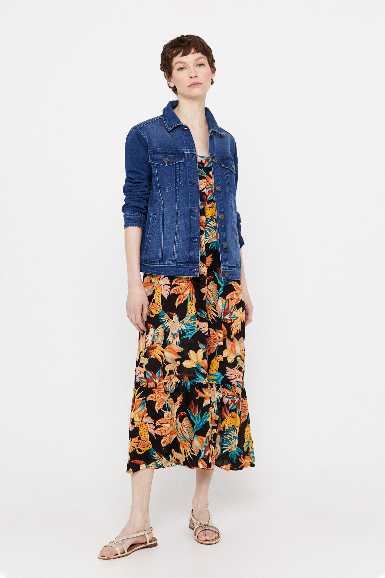 Jaqueta jeans - Azul