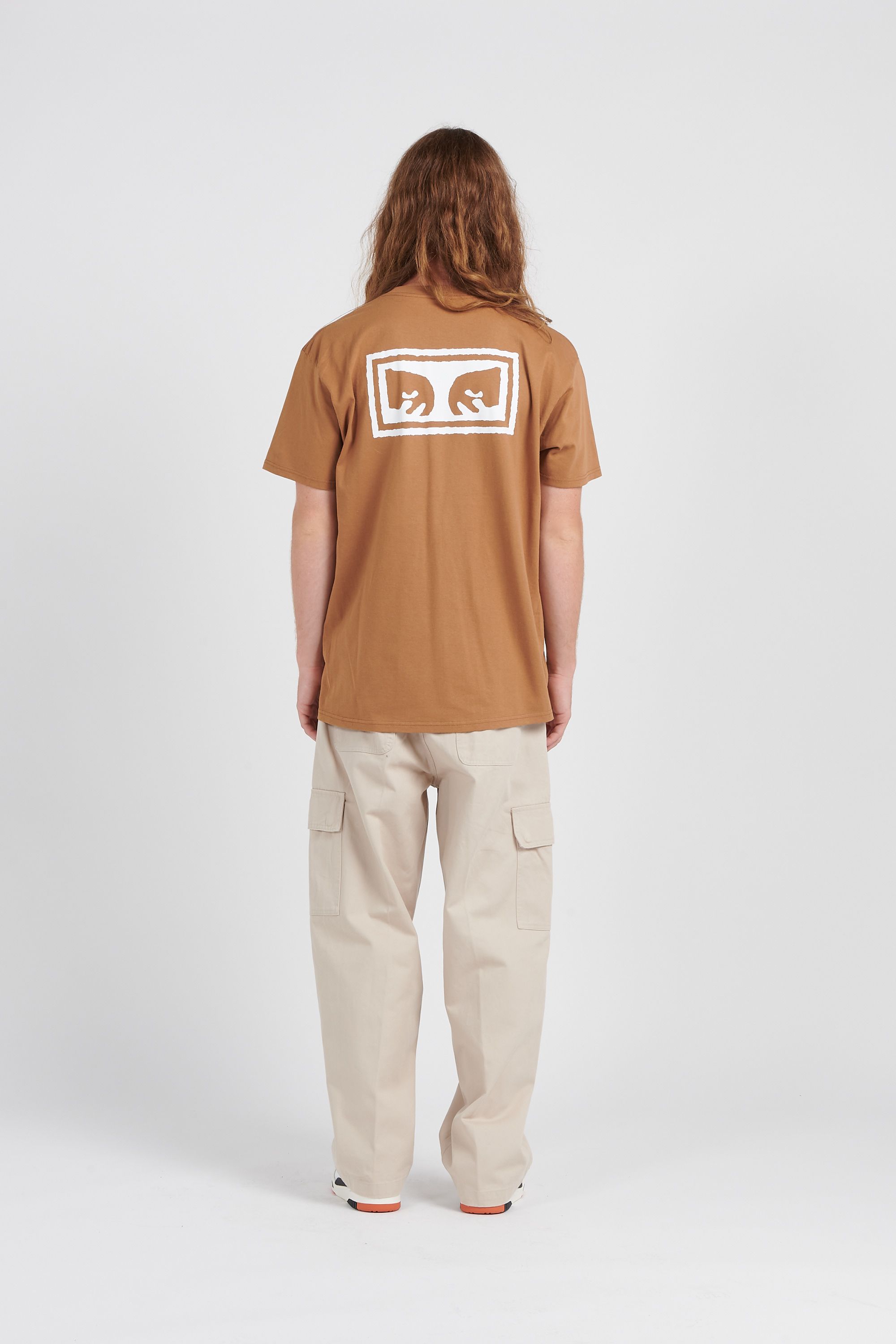 OBEY T-shirt OBEY EYES 3 BRS Marron