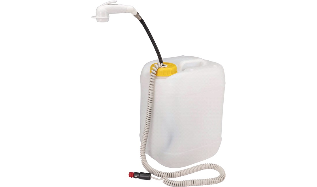 Brusersæt, transportabelt - 12V, 20 ltr.