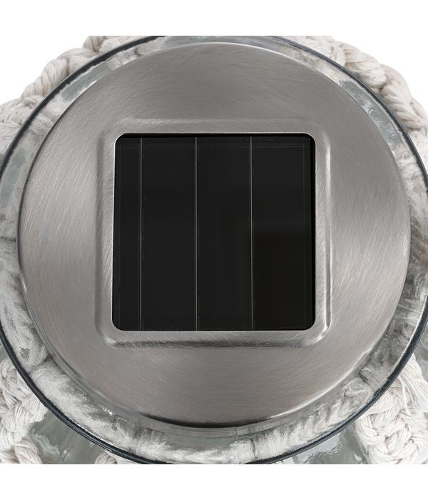Dehner Solar-Glas Elara, ca. Ø11/H12 cm