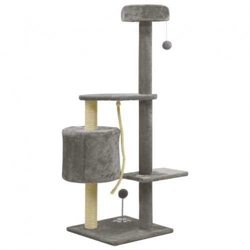 arranhador para gatos cinza Vidaxl
