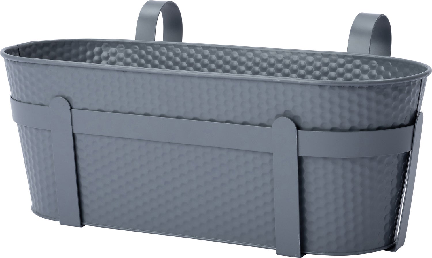 Intratuin balkonbak Semi grijs 51 x 26 x 21 cm