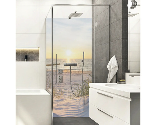 mySpotti Shower Sunset douchewandpaneel, 210 x 100 cm