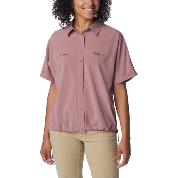 Chemise randonnée COLUMBIA W BOUNDLESS TREK SHORT SLEEVE BUTTON UP FIG