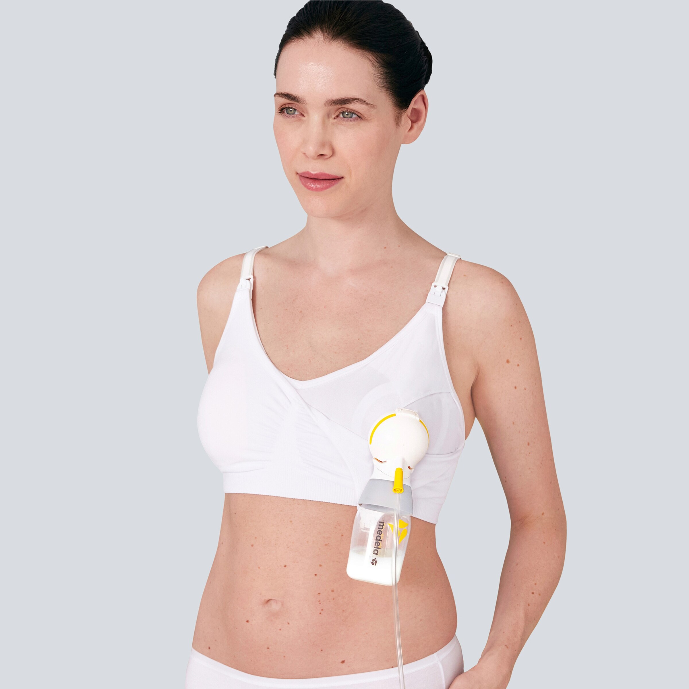 Medela Umstands- und Still-BH 3in1 mit Abpump-Funktion Nursing and Pumping weiß
