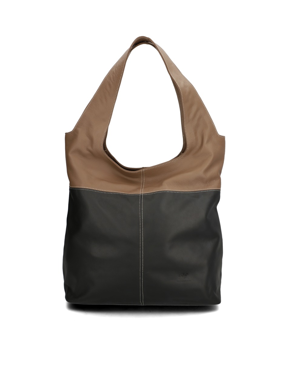 Glattleder Hobo Bag