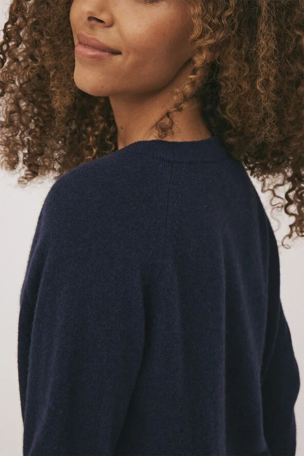 Magasin du Nord Collection Mabel 2 - 100% Cashmere Navy