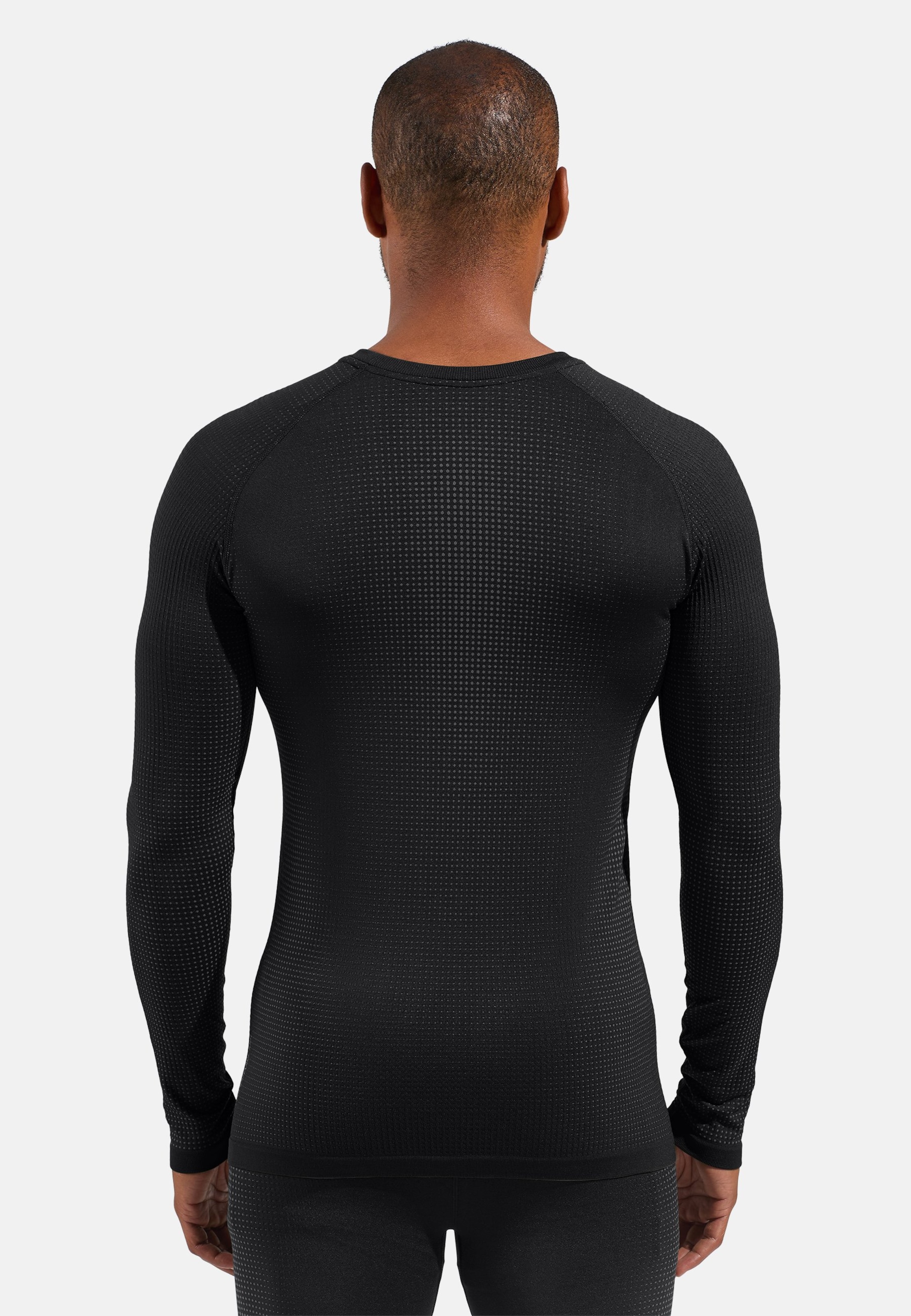 Performance Warm Base Layer Langarmshirt in black - odlo graphite grey