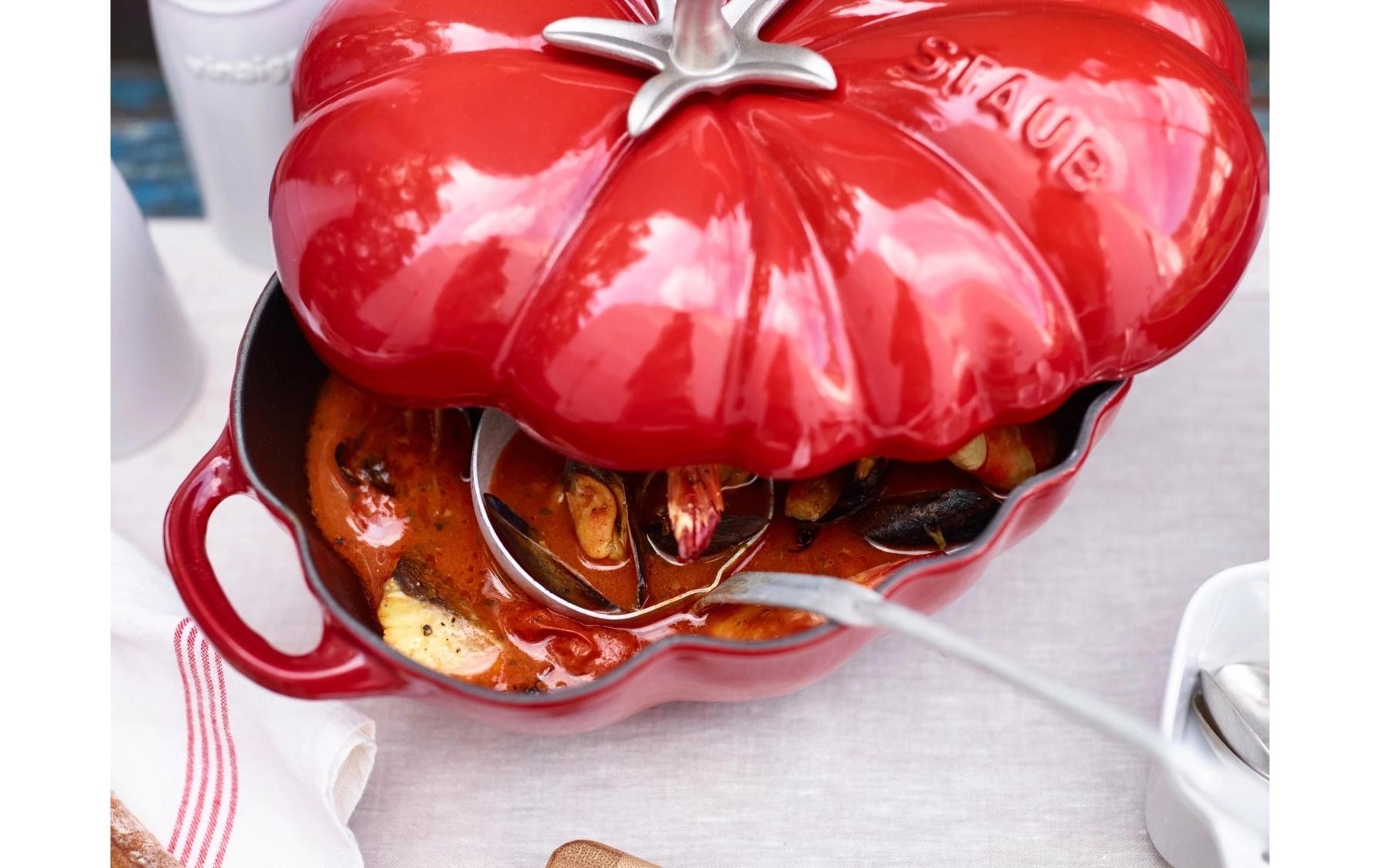 STAUB Bräter »Cocotte Tomate 25 cm, 2,9 l« Eisen | Gusseisen