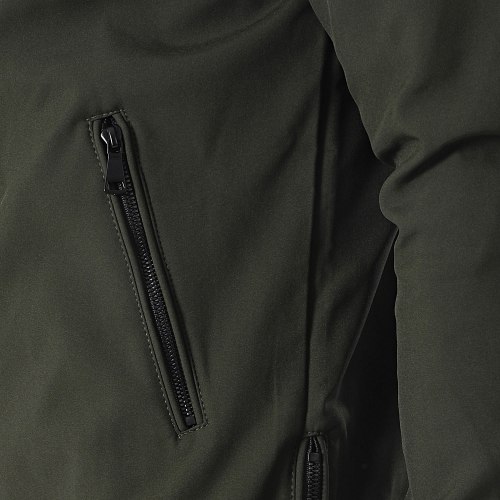 Veste Capuche Vert Kaki