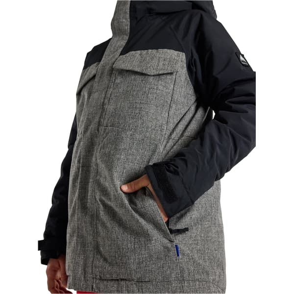 Veste snowboard BURTON BOYS' COVERT 2.0 2L JACKET TRUE BLACK/BOG HEATHER